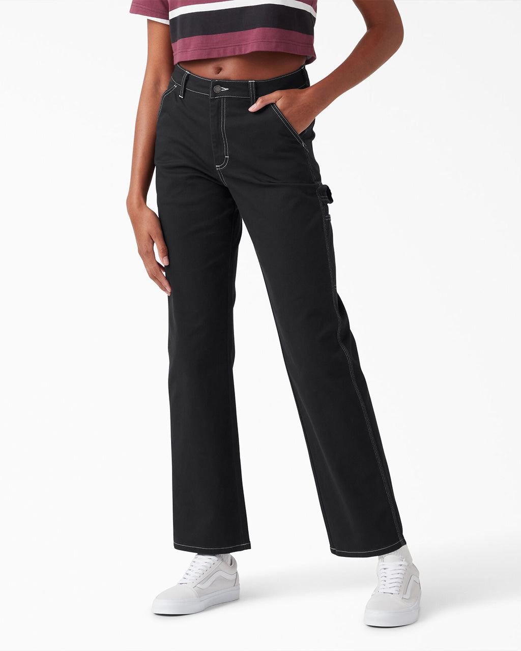 Relaxed Fit Carpenter Pants - Black – ban.do