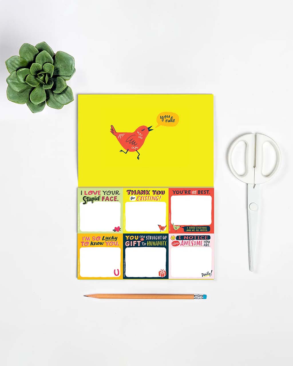 Sticky Note Packets - Smart and Pretty - set of six 40 count