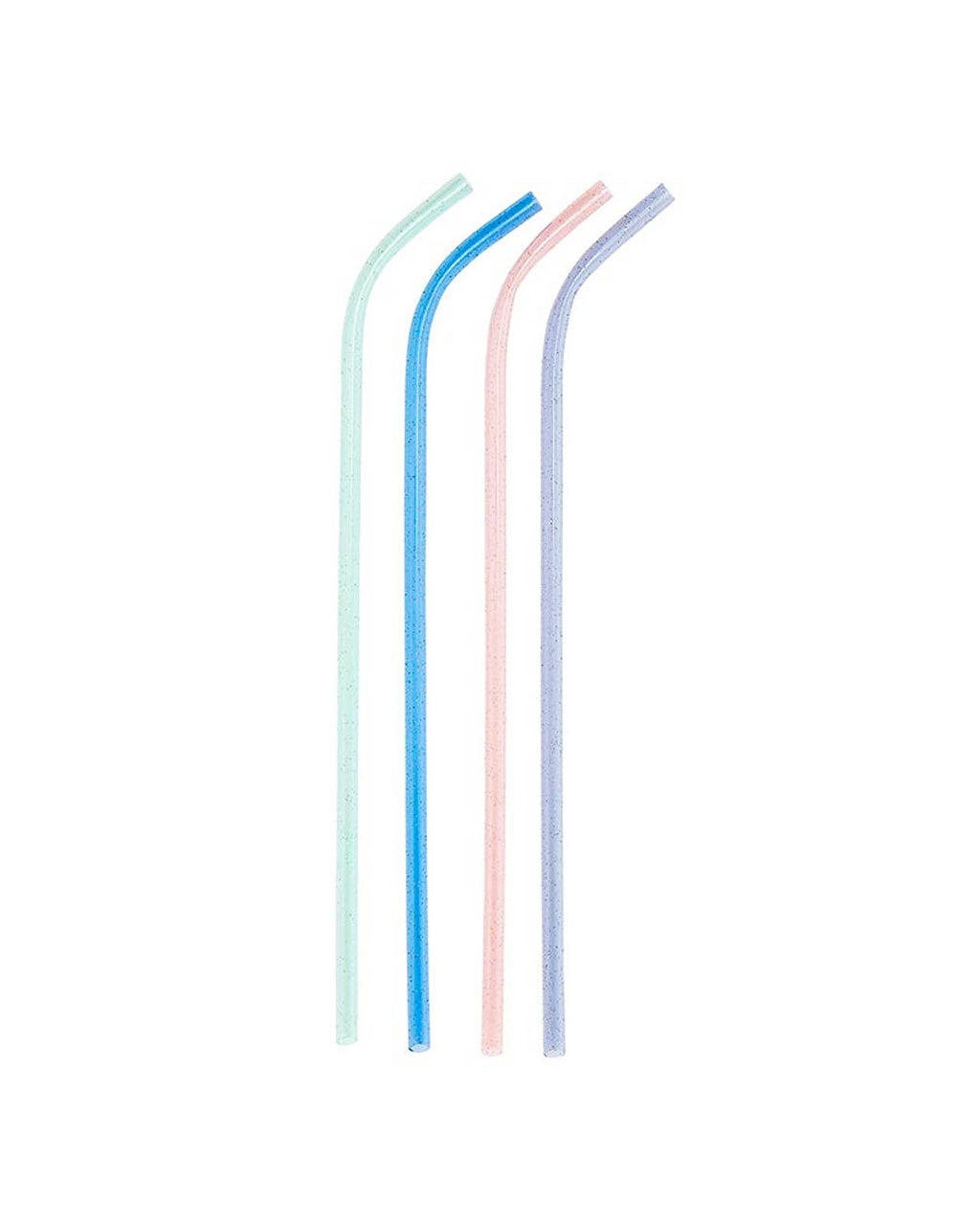 Build-A-Straw Reusable Silicone Straws with Travel Case Mint