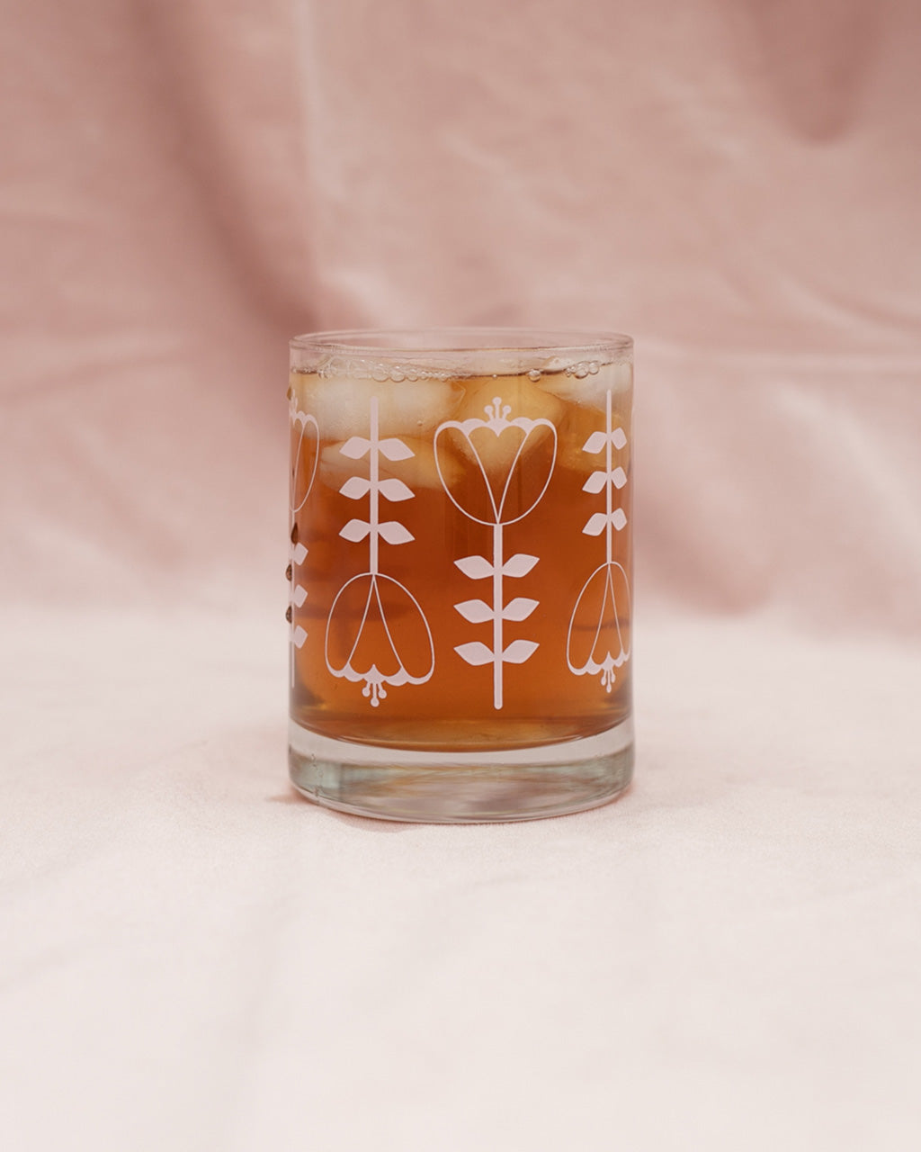 Personalized Tulip Amber Wine Glasses, Set of 2