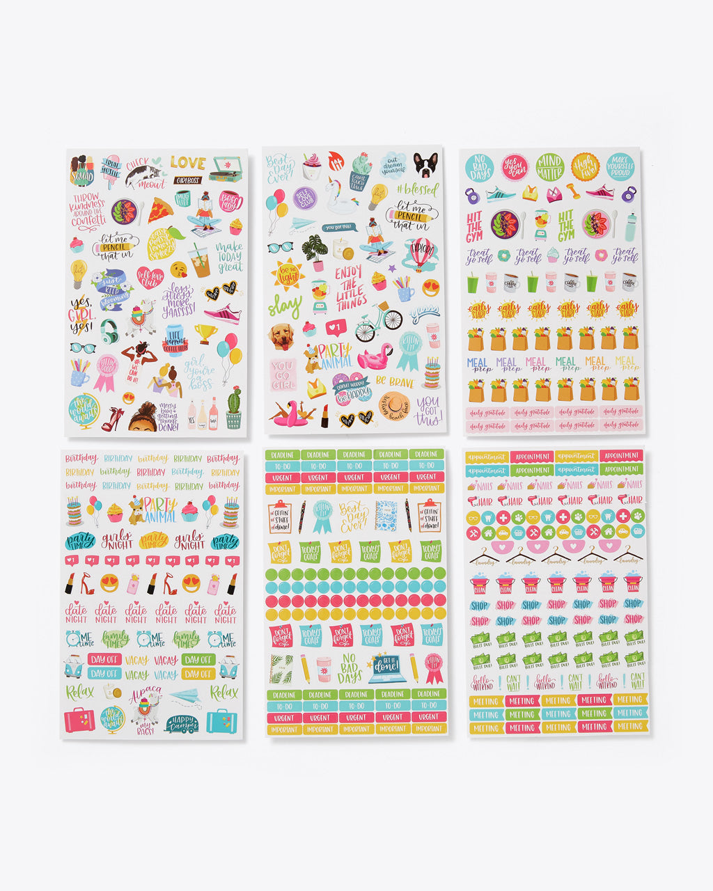 Bloom Daily Planners Sticker Sheets, Color Coding Pack, Other