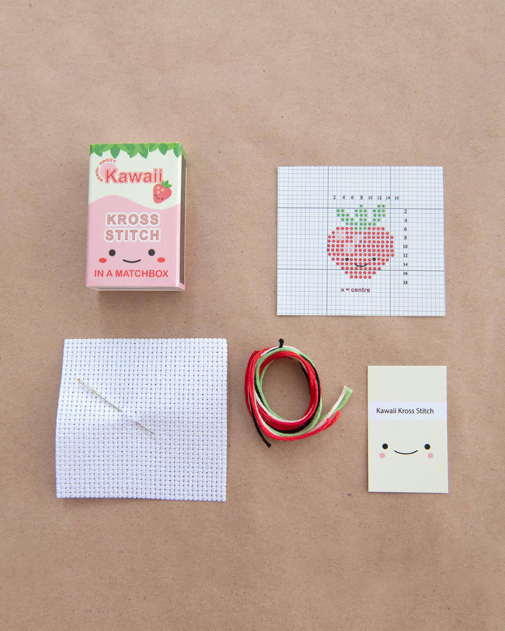 Marvling Bros. Matchbox Love Letters Mini Hoop Cross Stitch Kit