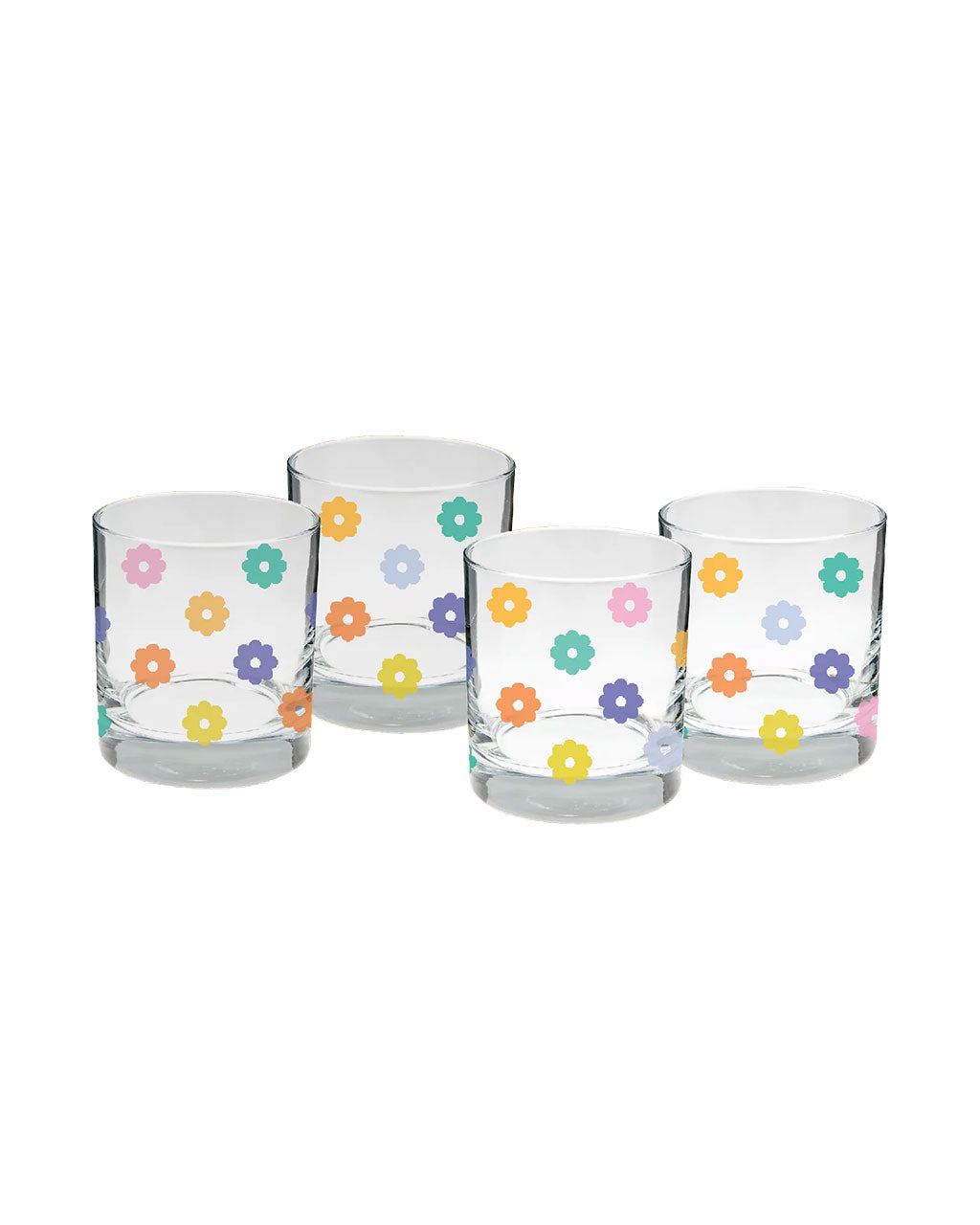 THUN - SET OF 4 HAPPY COUNTRY GLASSES