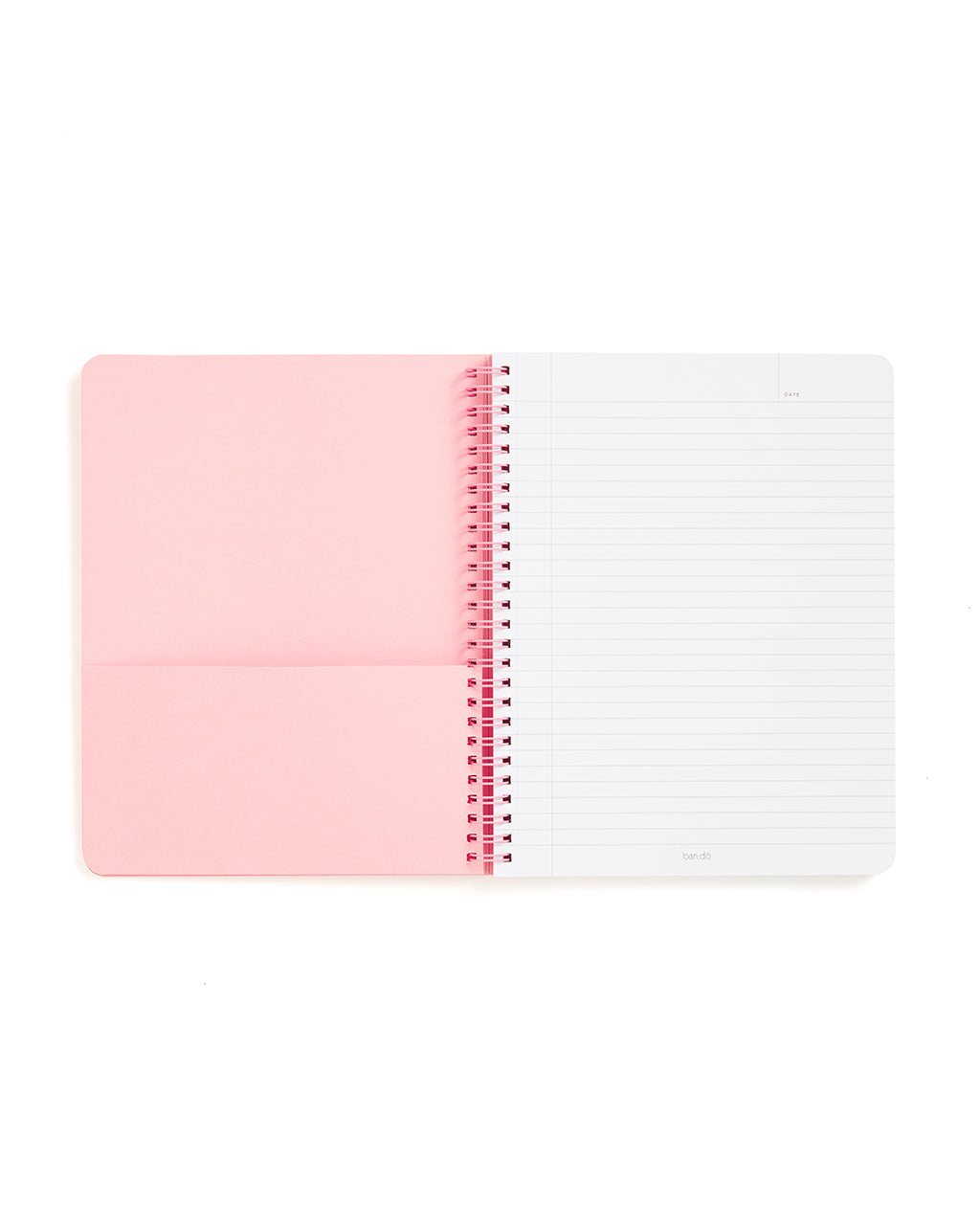 Pale Pink Spiral Notebook