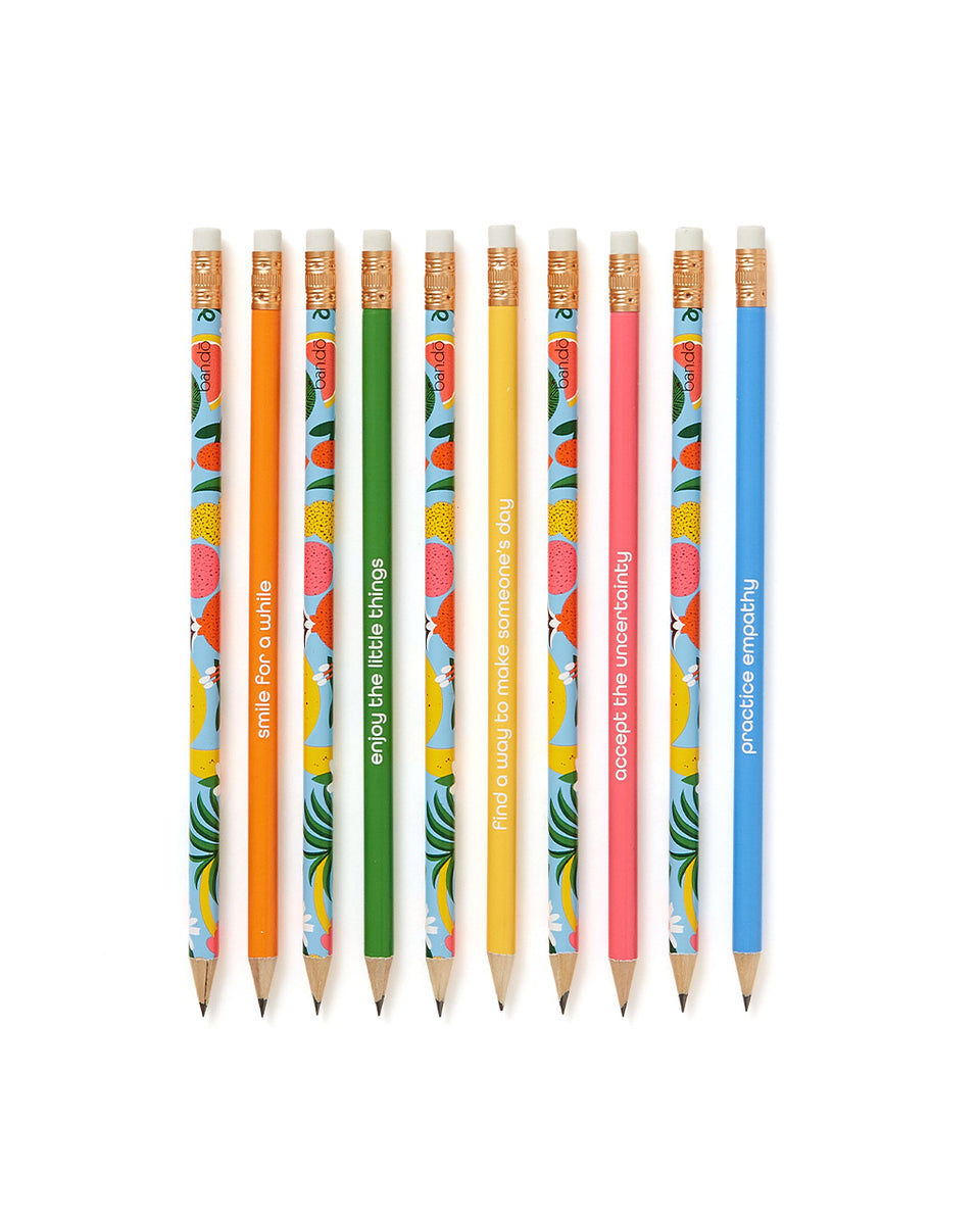 Drawing Pencils for Kids - Kindness Pencil Set - Three Yellow Starfish