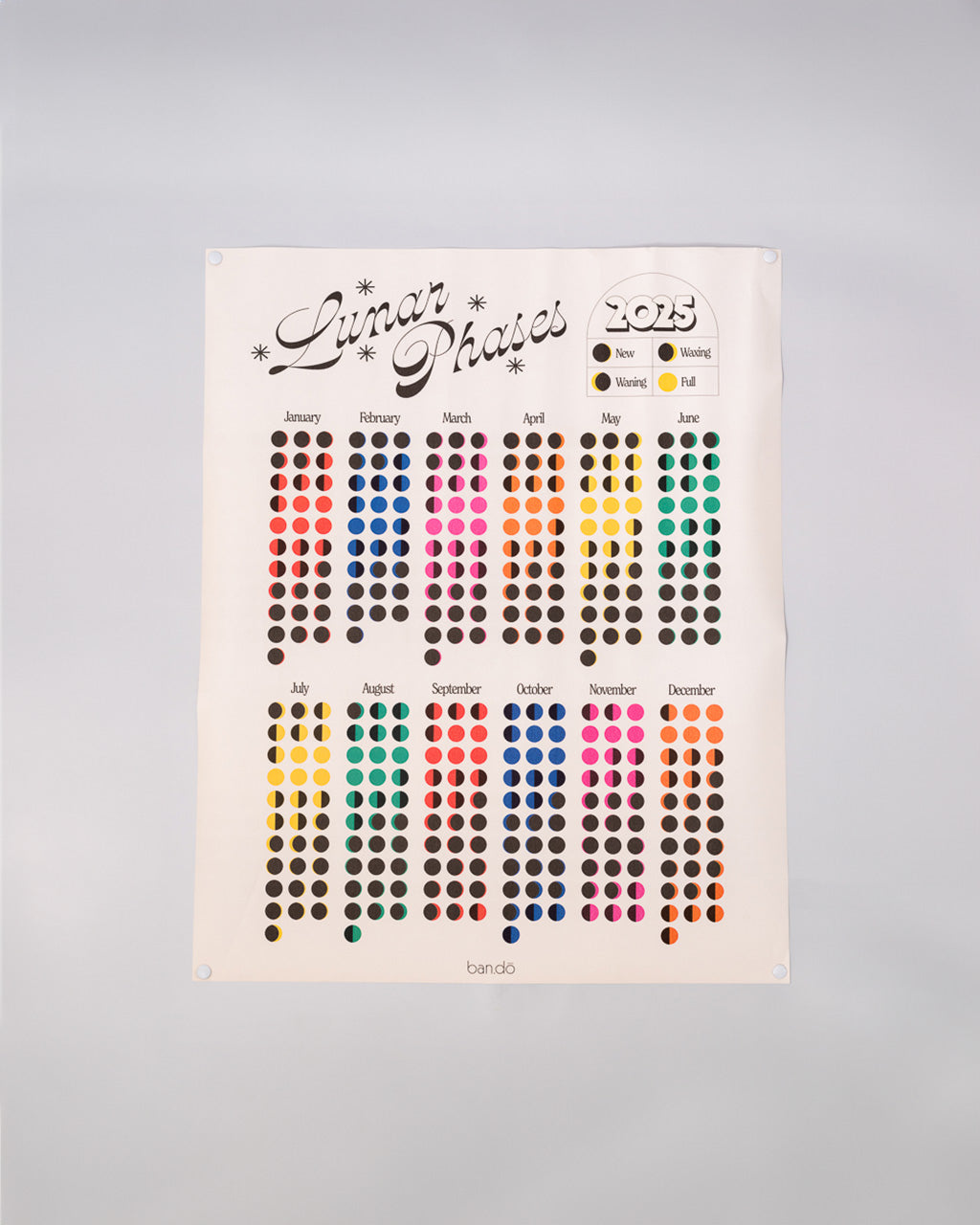 2025 Lunar Wall Calendar – ban.do