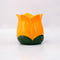 yellow tulip pencil cup