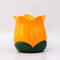 yellow tulip pencil cup