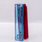 pink, red and blue acrylic stapler set upwards