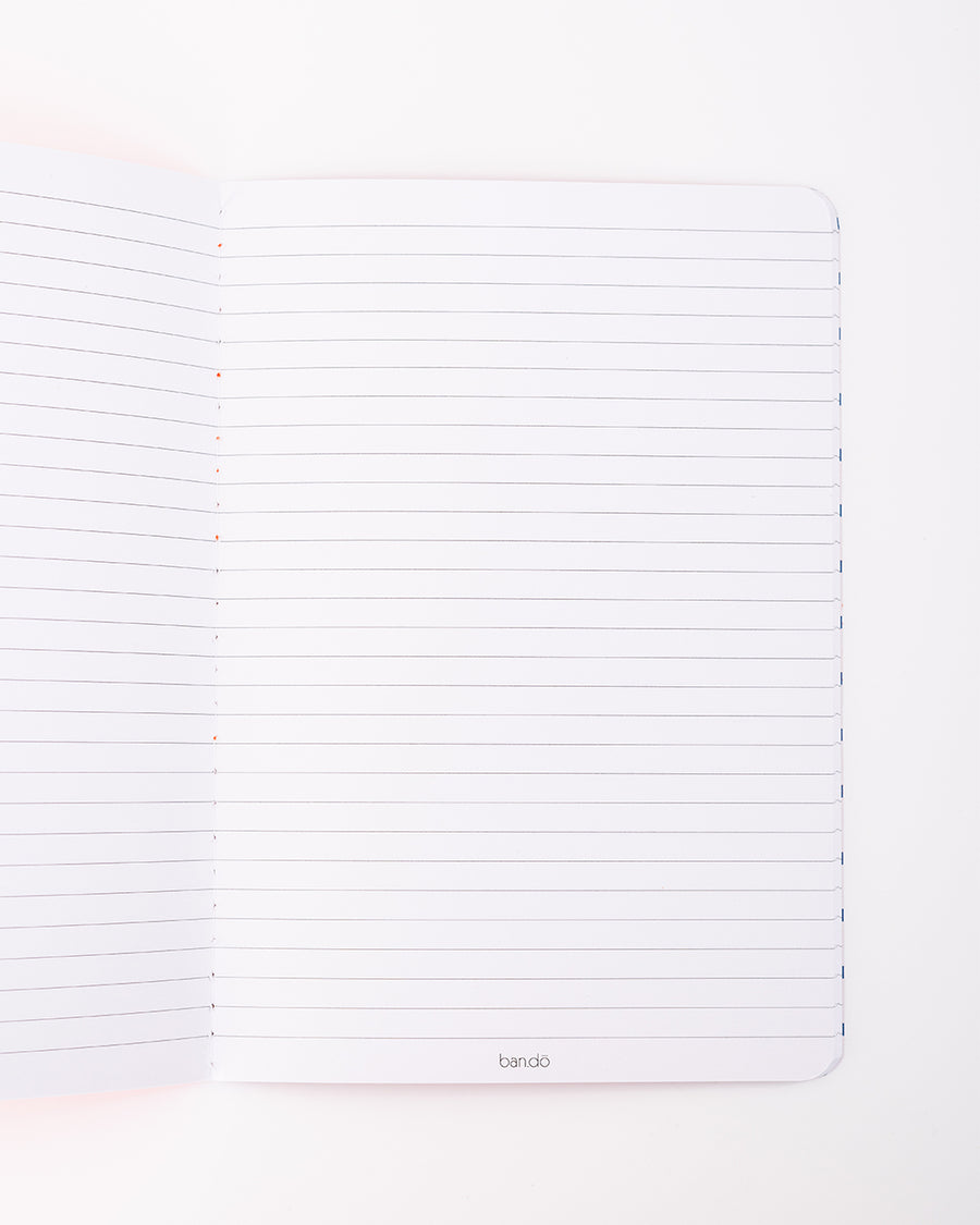 Lined page of notebook