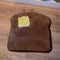 toast and butter shaped throw rug