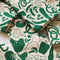 stack of green veggie print tea towel