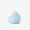 light blue blob unscented candle