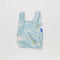 light blue baby baggu with all over rainbow and cinnamoroll print