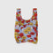 light blue baby baggu with joe cool snoopy and floral print