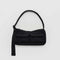 small black cargo baguette bag