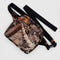 realistic tree and leaf print fanny pack with black adjustable strap