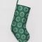 forest smiley face print holiday stocking