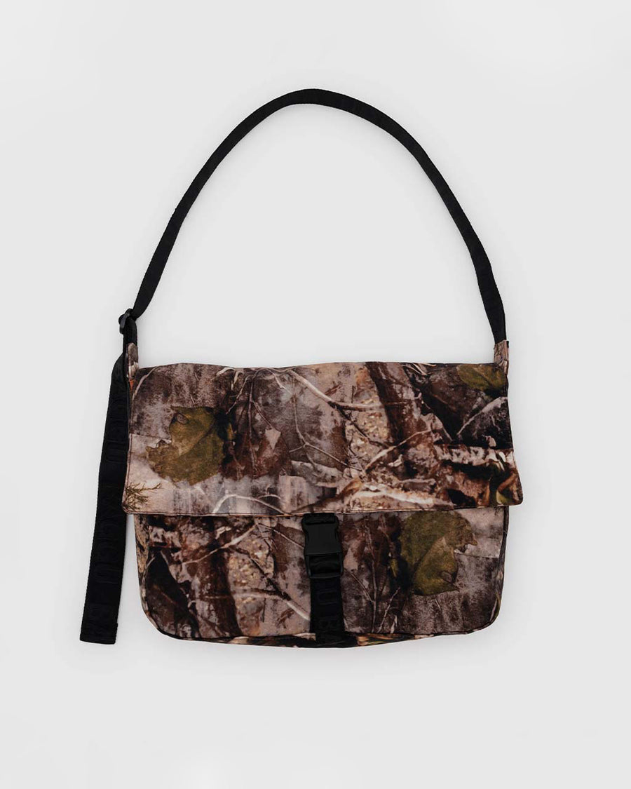 photo forest large messenger bag with black strap and closure