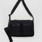 black medium cargo crossbody bag