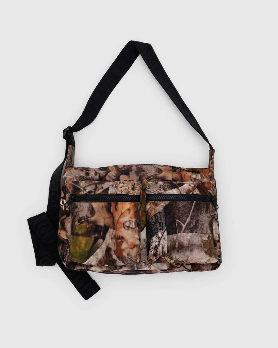 realistic forest medium nylon cargo crossbody