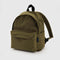 dark green medium size nylon backpack