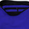 interior pocket og bright blue medium nylon crescent bag with black strap