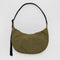 dark green medium nylon crescent bag