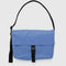 periwinkle nylon messenger bag