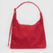 candy apple red  nylon shoulder bag