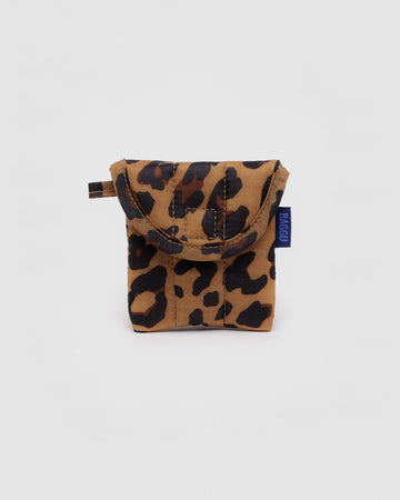 leopard puffy earbud case