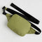 olive green puffy fanny pack