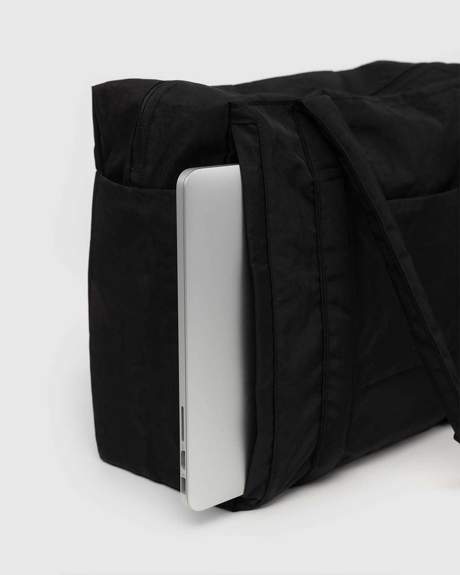 laptop pouch on black small cloud carry on bag