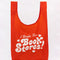 red standard baggu with white 'i brake for bookstores!'