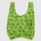 green keith haring standard baggu with pink flowers