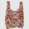 periwinkle standard baggu with all over red and yellow floral and joe cool print