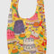 yellow big baggu with colorful cake and pastry print