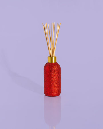 red glitter reed differ with gold lid