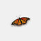 realistic monarch butterfly hair barrette