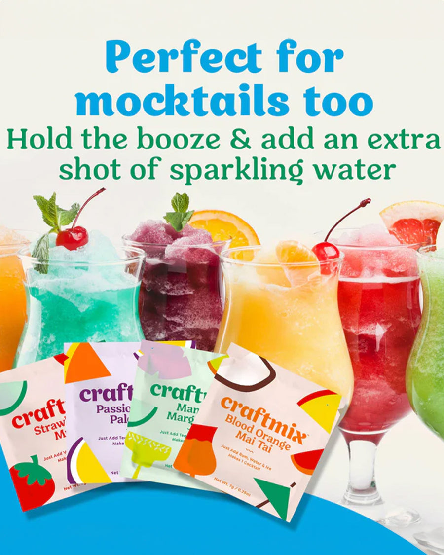 perfect for mocktails too. hold the booze and add an extra shot of sparkling water