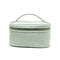 mint colored vegan leather travel case