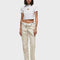 model wearing stone womens work pants