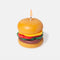 burger shaped candle