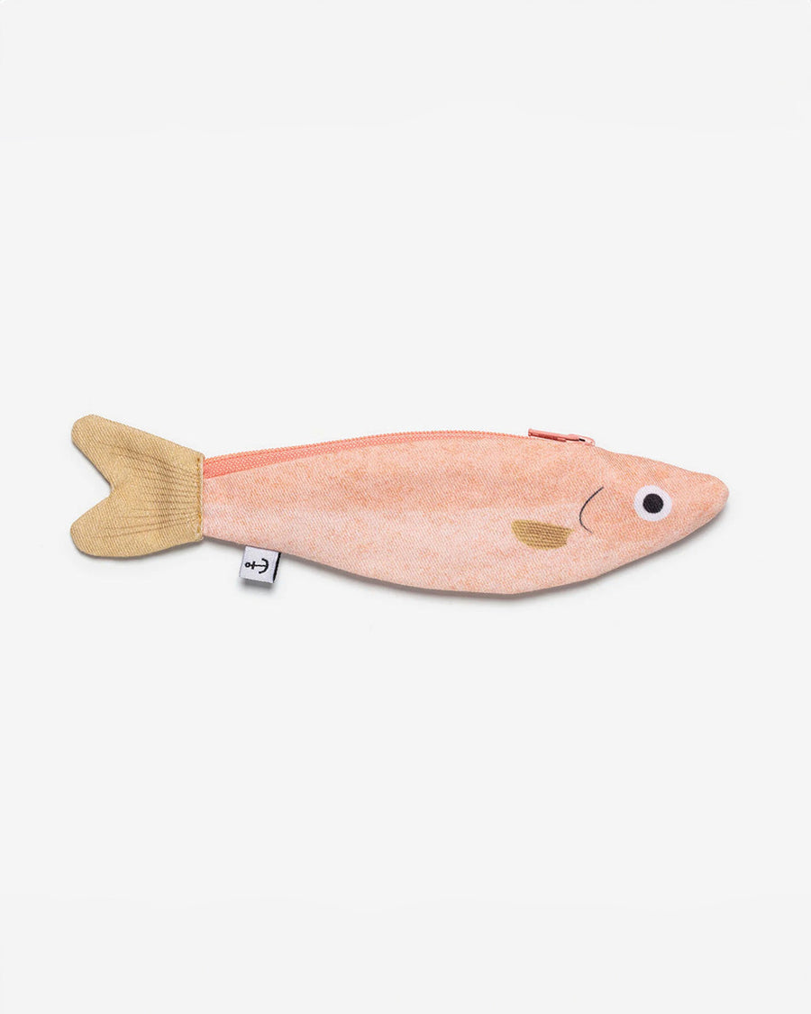 pink anchovy keychain pouch