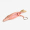 interior keychain of pink anchovy keychain pouch