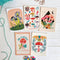 set of 10 mushroom themed postcards