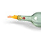 rubber chicken wine bottle stopper in a bottle of wine