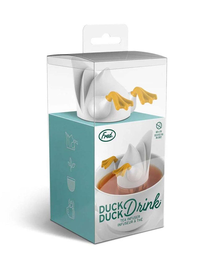 packaged white duck butt tea infuser