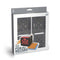 packagedblack record crate shaped note card and pencil holder