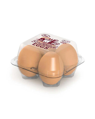 set of 4 egg shaped erasers